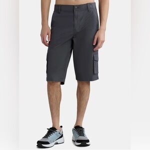 George Men's Charcoal Cargo Shorts